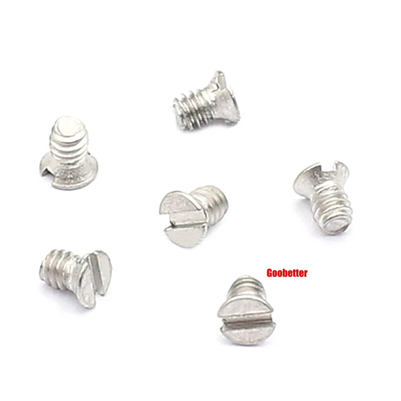 M1.2 M1.6 M2 M4 M5 M6 Slotted Countersunk Head Machine Screws Flat Bolts 3~25mm