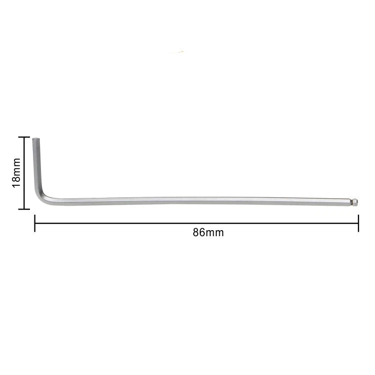 Metric Allen Hex keys 1.5 - 22mm Hexagon Allan Alan Key Long Arm Wrench CR-V