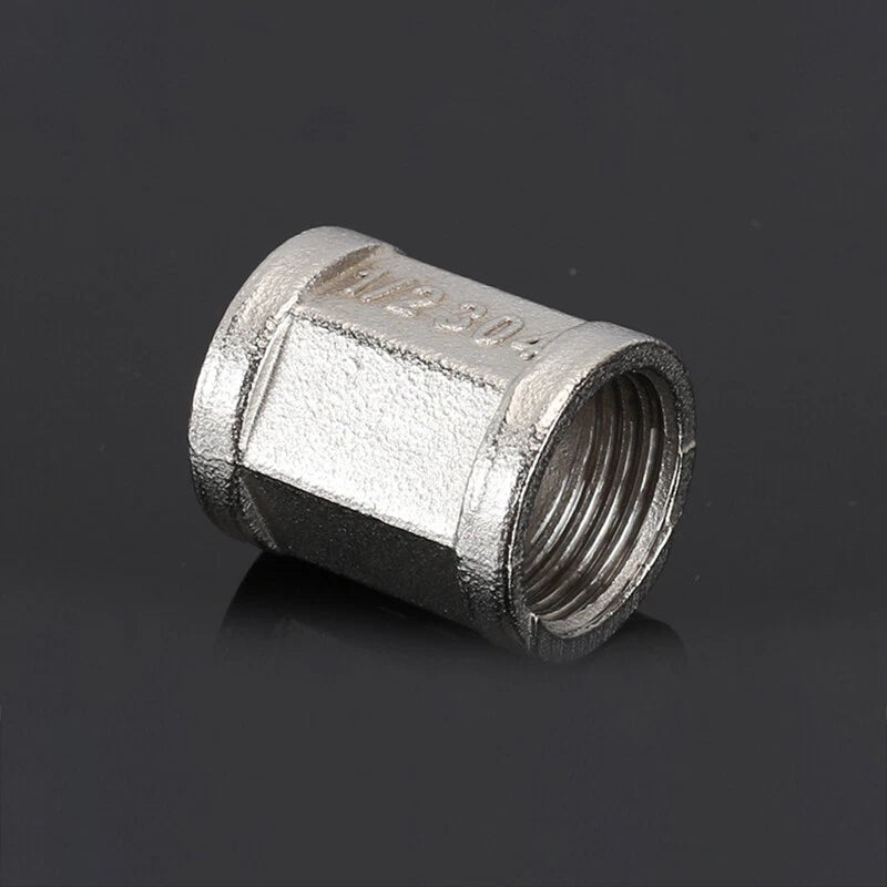 1/2" BSP Stainless Steel Pipe Fittings — Male/Female Adaptors, Tees & Couplings (A2)