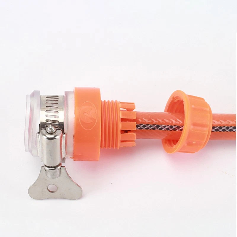 PVC Flexible Braided Tubing — Hydroponics & Irrigation Hose with Optional Clips