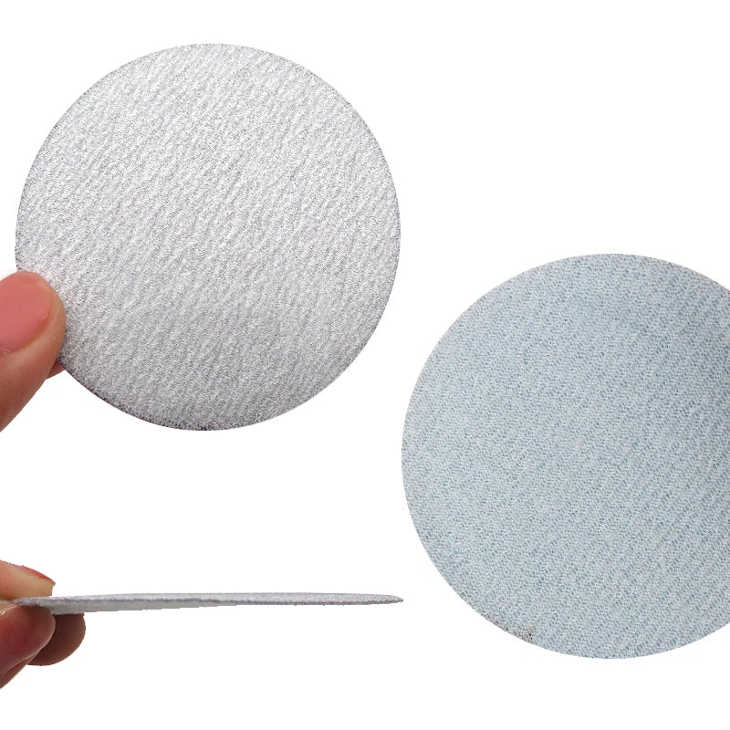 Dry Grinding 25/50/70mm Abrasive Paper Flocking Sandpaper Pad Sanding Disc