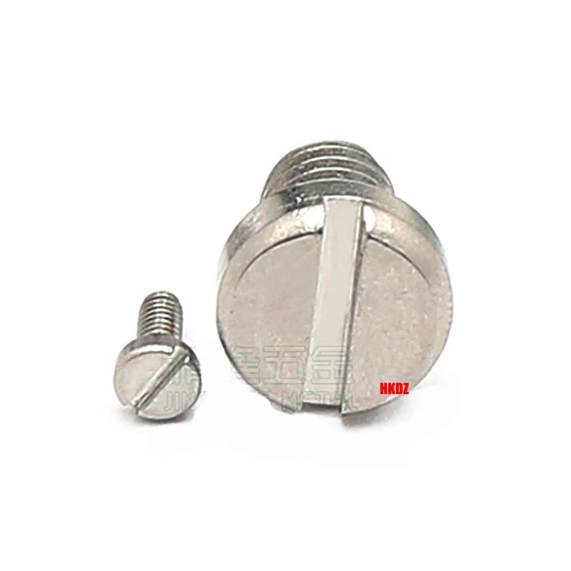 M1.2–M6 Slotted Cheese Head Machine Screws — Carbon Steel, Multiple Coatings
