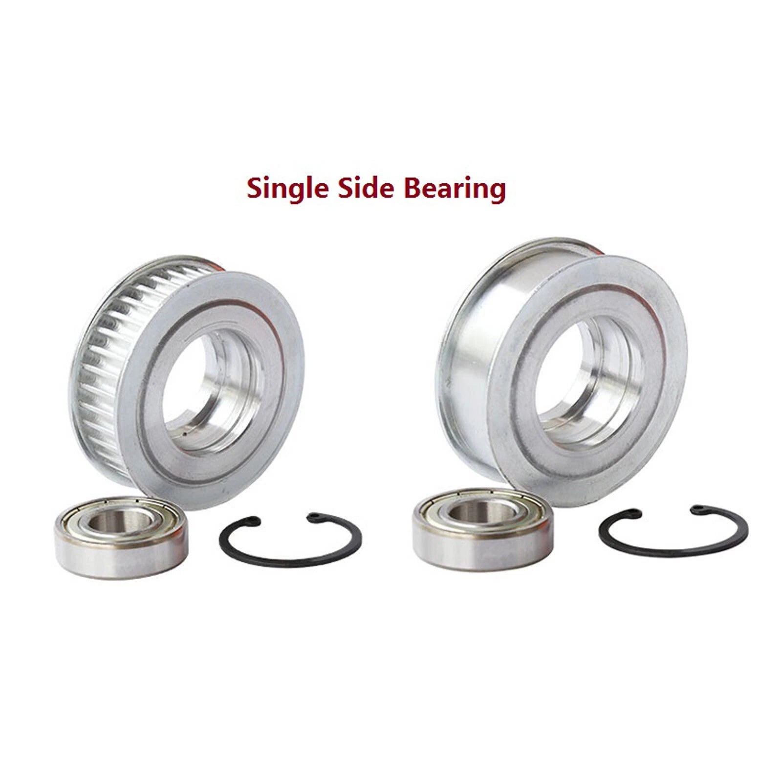 HTD-8M Timing Belt Drive Tensioner Pulley Width 16/21/27/32/42mm Idler Pulleys