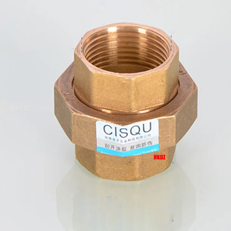 BSP Brass Pipe Fittings — Male Female Threaded Reducing Adapter | Copper & Nickel-Plated