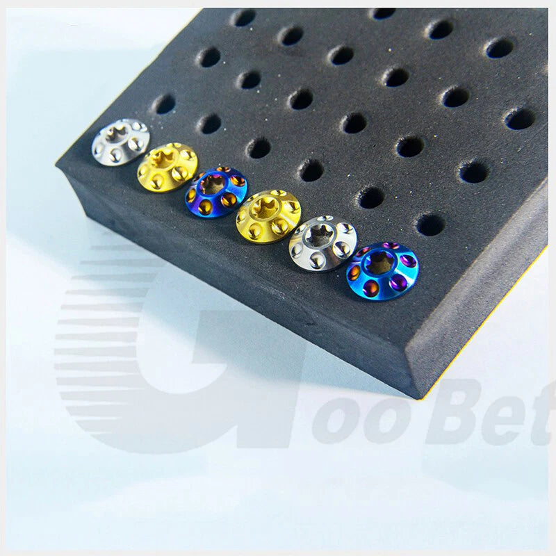 M6 x 15mm 20mm Titanium Motorcycle Decorative Bolt Torx Screws T30 Tuning Repair