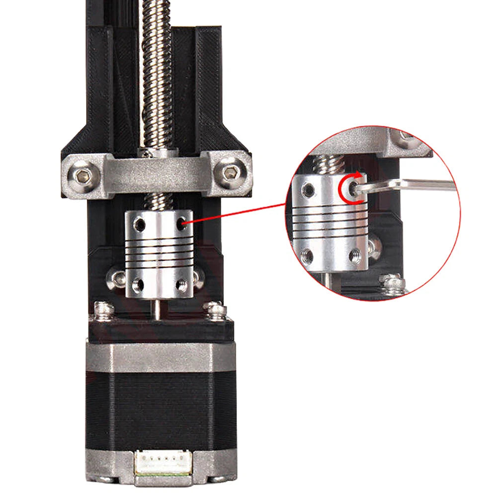 Flexible Shaft Coupling Rigid for CNC Motor Coupler 3D Printer 2/3/4/5/6/8/12mm