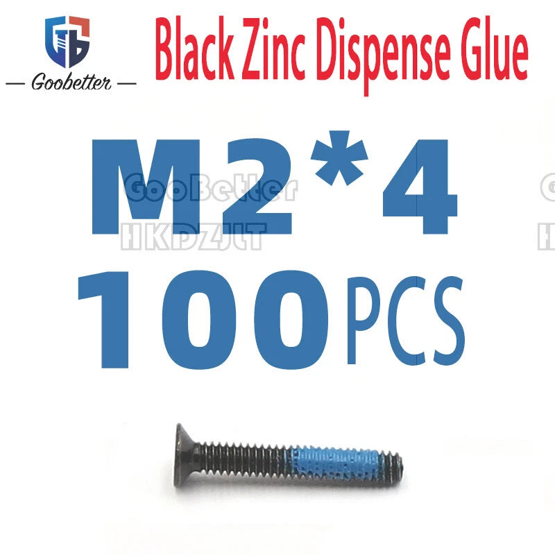 M2 & M3 Countersunk Pozidriv Machine Screws – Carbon Steel, Nickel or Black Zinc (3–22mm Overall Length)