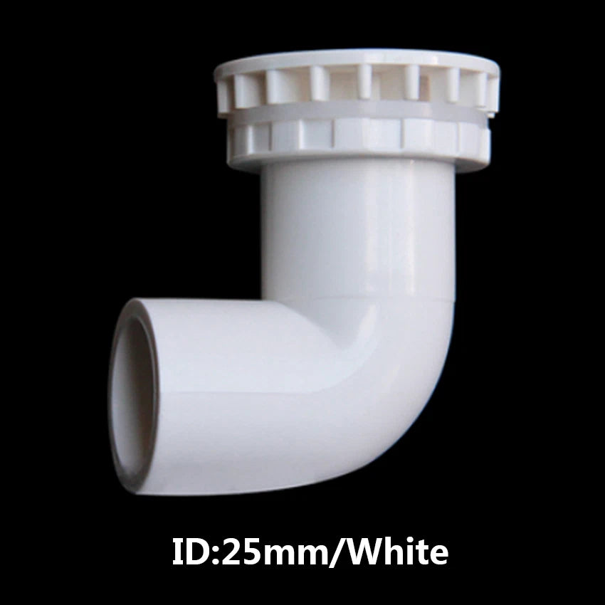 90° Elbow PVC Drain Pipe Joint Fittings 20 25 30 40 50mm for Aquarium Fish Tank