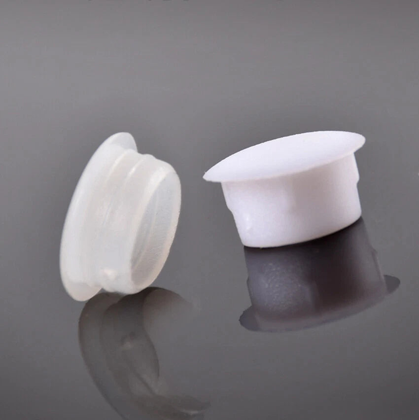 Plastic Screw Hole Cover Caps – For 5mm to 16mm Holes (100-Pack) – Multiple Colors