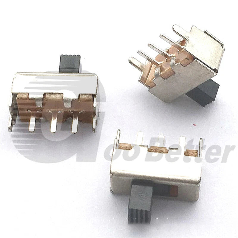 Miniature Slide Switch SPDT 2-Position PCB Mount — SS/SK Series, DC 24V