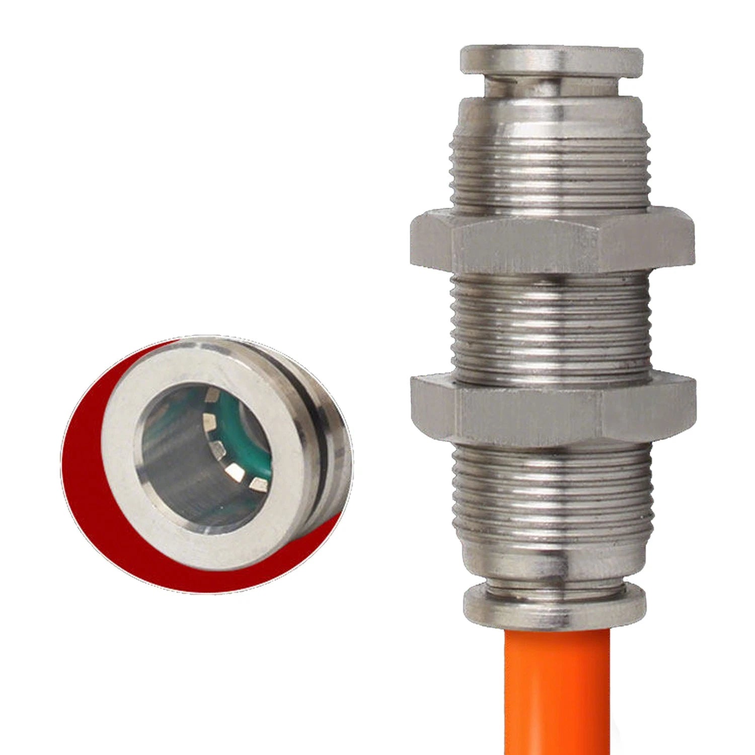 A2 Stainless Steel Pneumatic Push-in Fittings — All Types, 4–16mm