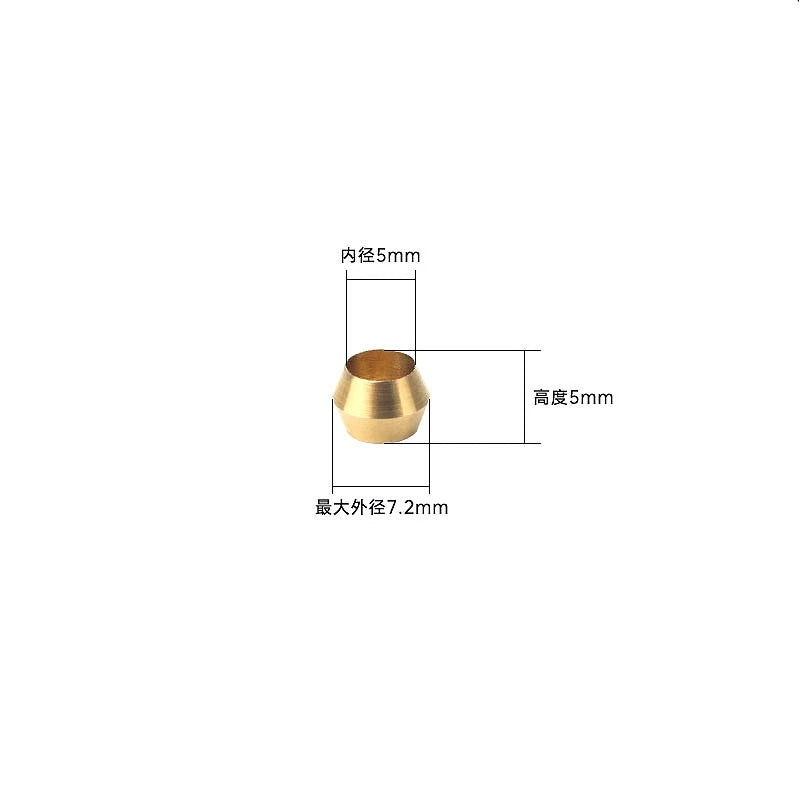 Brass Compression Rings Olives — Metric Sealing Rings for Copper Tube Fittings