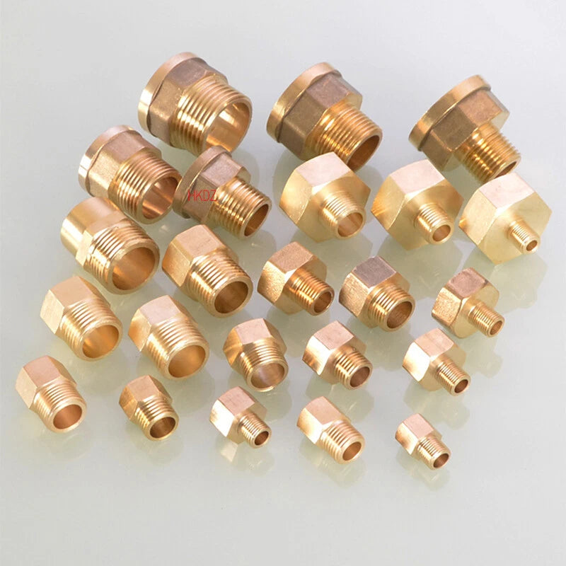 1 8" BSP Brass Reducing Fittings Female To Male Thread Connector Adaptor Coupler