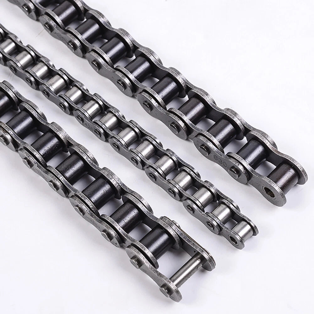 Roller Chain Single Row-Double Row Transmission Chain Manganese Steel 04C 06B