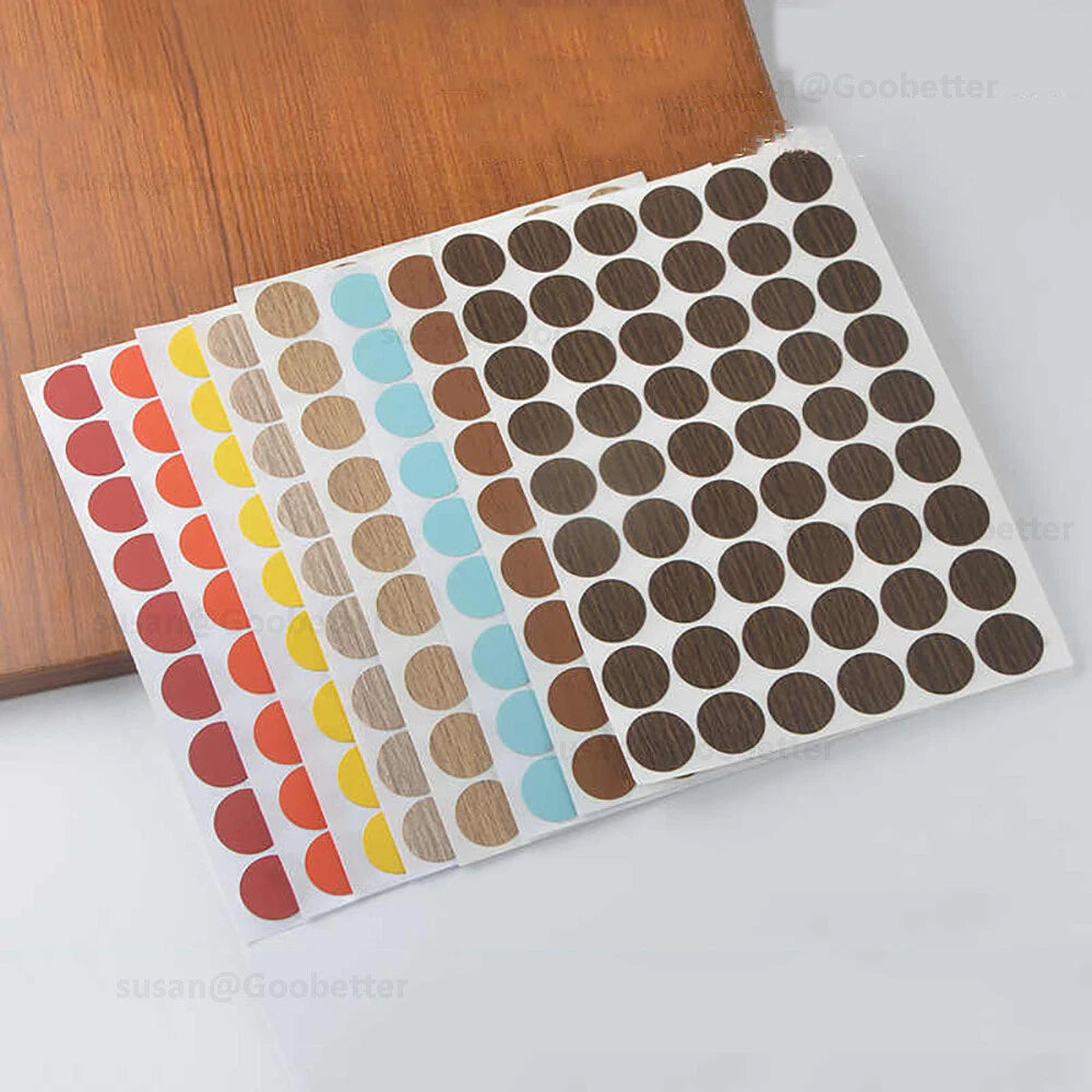 21mm Self Adhesive Decorative Screw Holes Nail Cams Cover Caps Furniture Kitchen