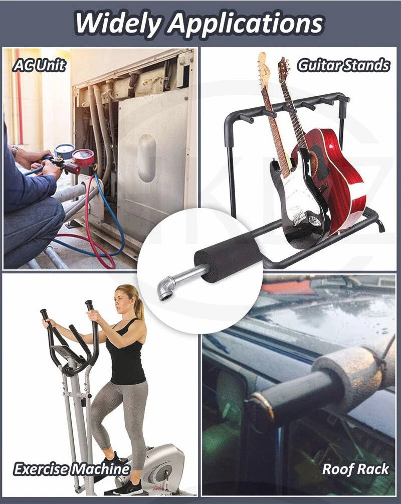 Fitness Equipment Handle Bar Thermal Insulation NBR Rubber Pipe Sponge Foam Tube