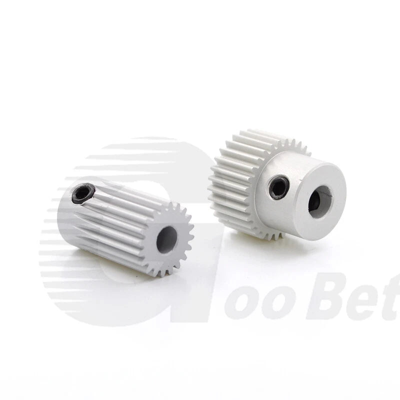 Module 0.5/1/1.5 Precision Spur Gear Aluminium 12-60 Tooth Motor Pinion with Hub