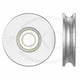 Aluminium Pulley Bearing CNC Guiding Wheel Flat Belt Idler OD 8-80mm Hole 5-16mm