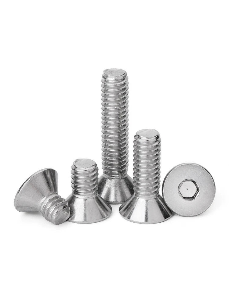 UNC Countersunk Socket Cap Screws A2 Stainless Steel — #2-56 to 5/16-18