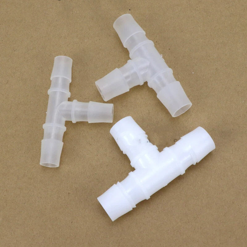 Plastic Hose Barb Fittings — Straight, Reducer, L, T, Y-Shape Pagoda Connectors