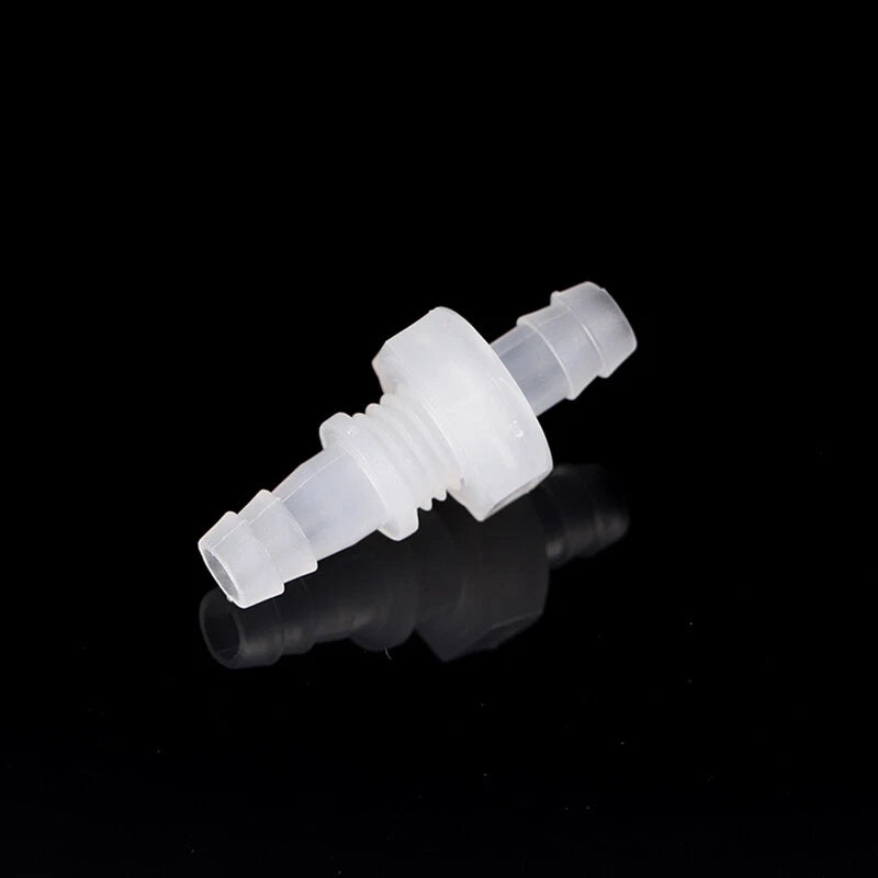 Bulkhead Straight Plastic Hose Connector with Nut — Barbed Thread Pipe Fitting