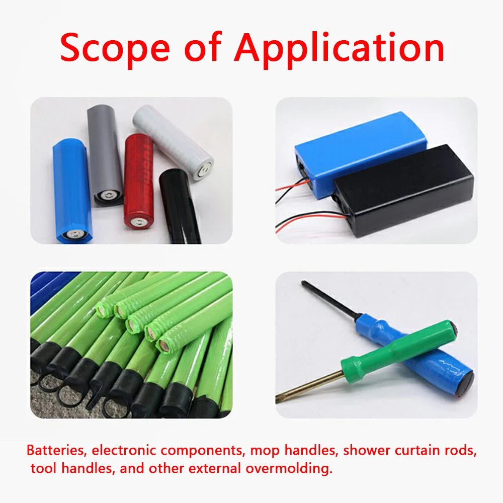 PVC Heat Shrink Tubing for RC Battery Packs — Blue, 7mm–500mm Wide, LiPo NiMH NiCd - HomeDIYer