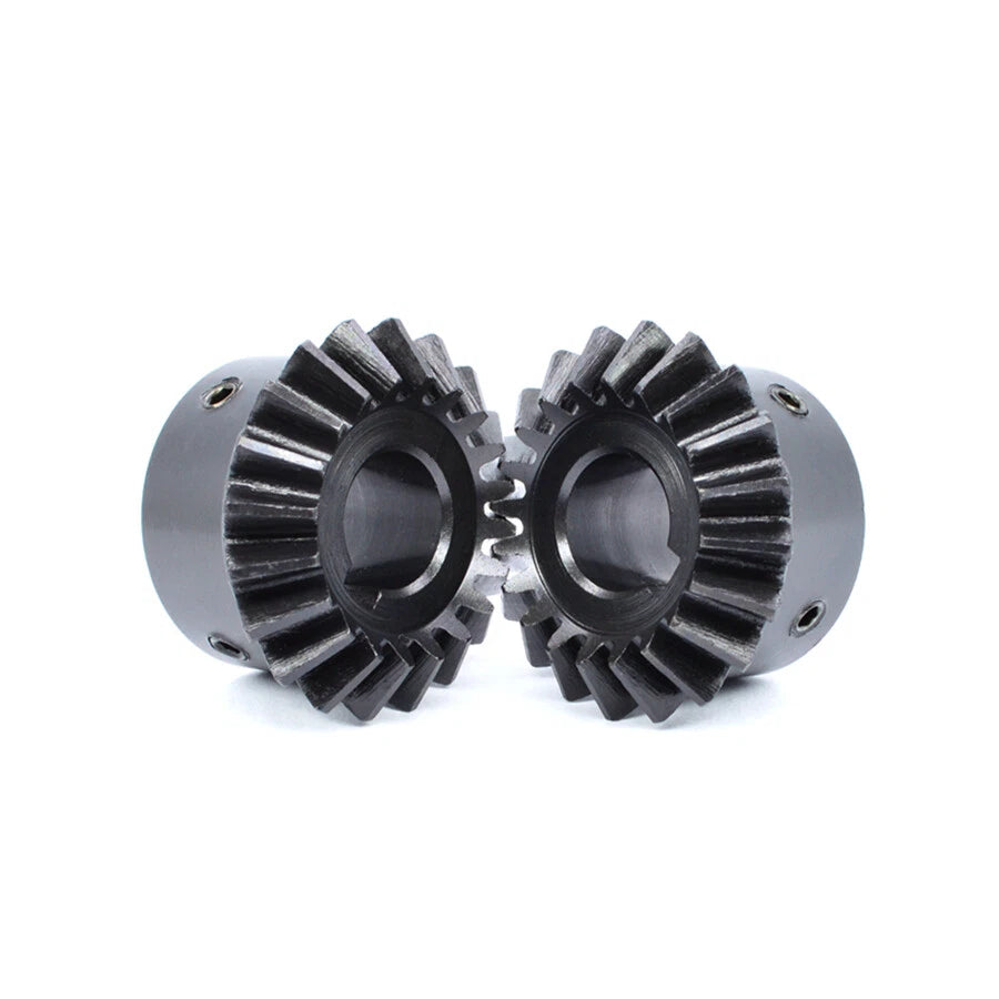 1/1.5/2 Mod Bevel Gear 16-30 Teeth Transmission Gears Bevel Teeth 90° 45# Steel