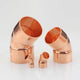Copper Long Radius Street 45° Elbow — End Feed Refrigeration Fitting 6.35mm–133mm