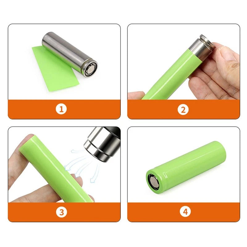 PVC Heat Shrink Tubing – Fruit Green, 2:1 Ratio, 15mm to 450mm Wide
