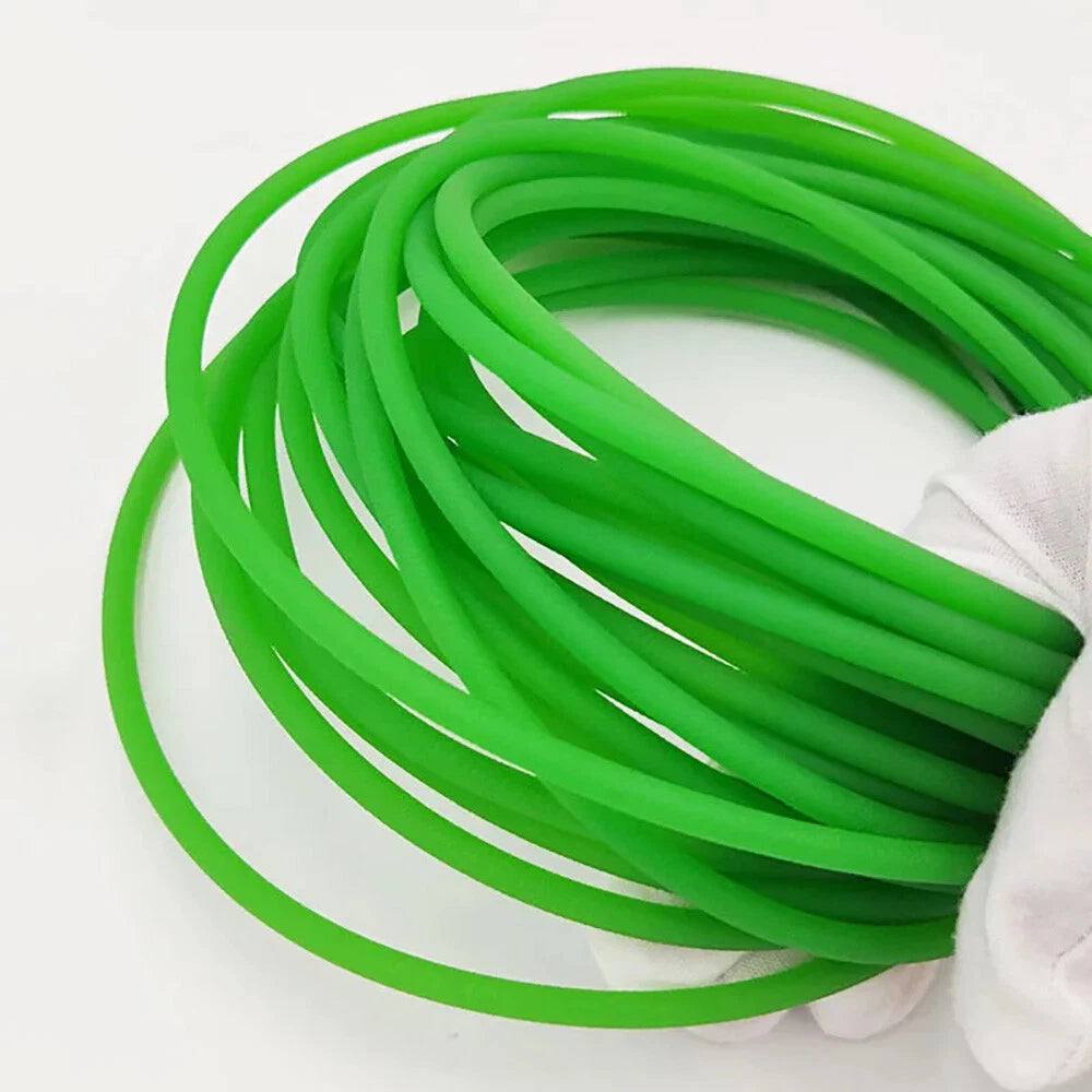 Round Urethane Drive Belt – Rough Surface Green | 1.5mm–18mm Diameter, 1M–50M Length