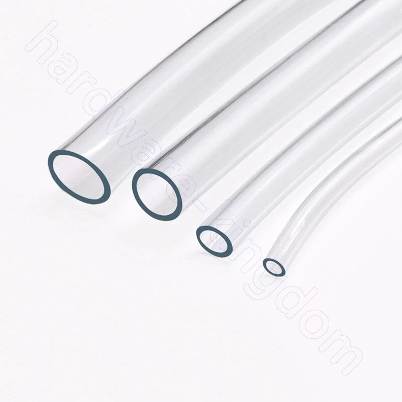 Clear PVC Flexible Tubing 2–8mm ID — Hose Pipe for Water, Air, Fuel, Oil & Aquariums