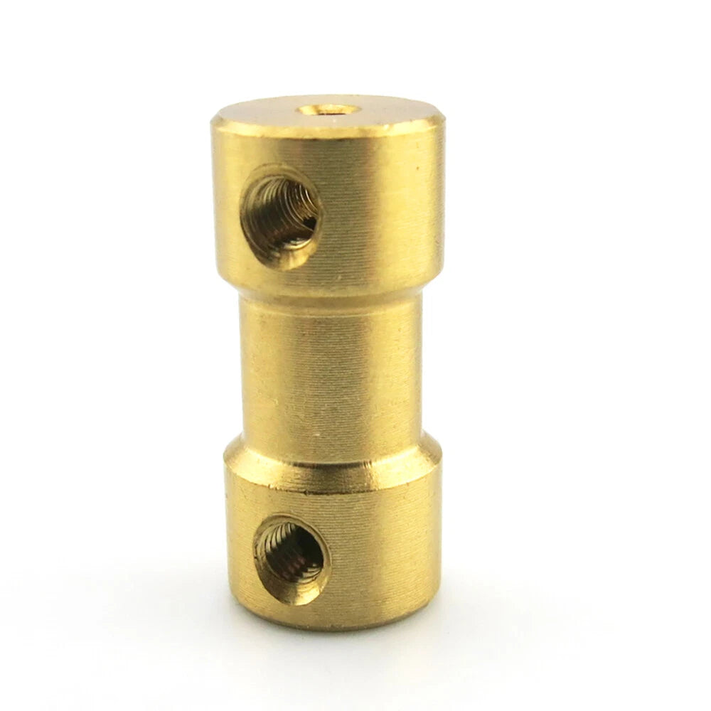 Flexible Shaft Brass Motor Connector Coupler Rigid Coupling for RC Car Boat