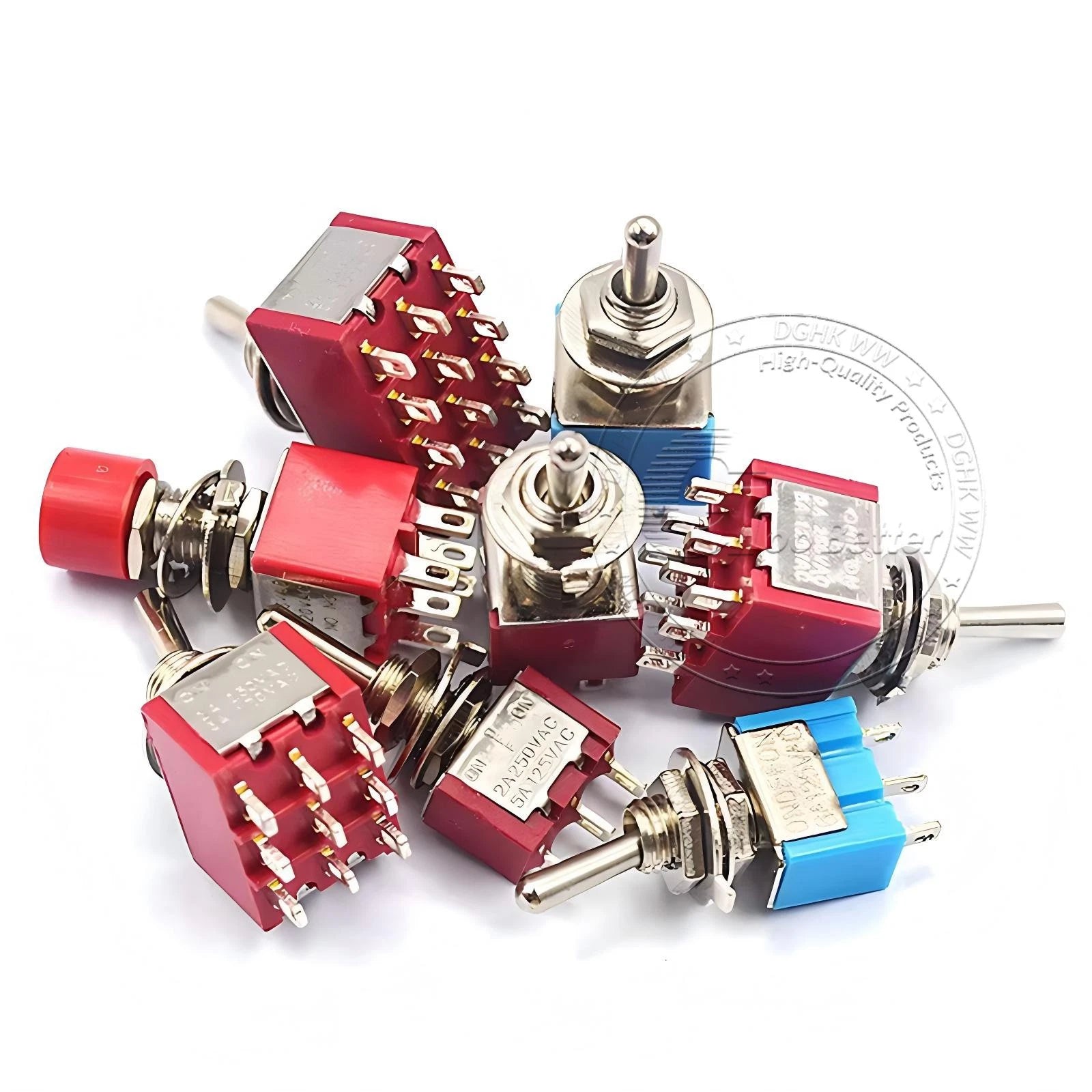 Miniature Toggle Switch — SPST/SPDT, 2–12 Pin, MTS/E-TEN/RLS Series, 79 Types