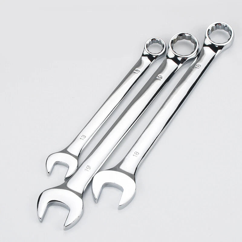 7-36mm Combination Spanner Metric Gear Spanner Wrench Open End & Ring Fixed Head