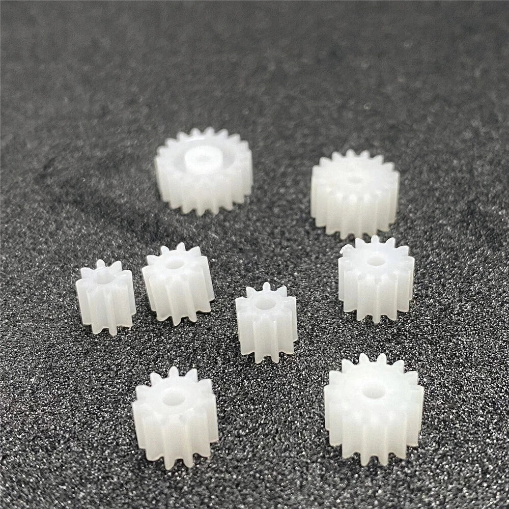 Main shaft Pinion Gear 0.5 Module Toy Helical Parts Model DIY Plastic Gears Hole
