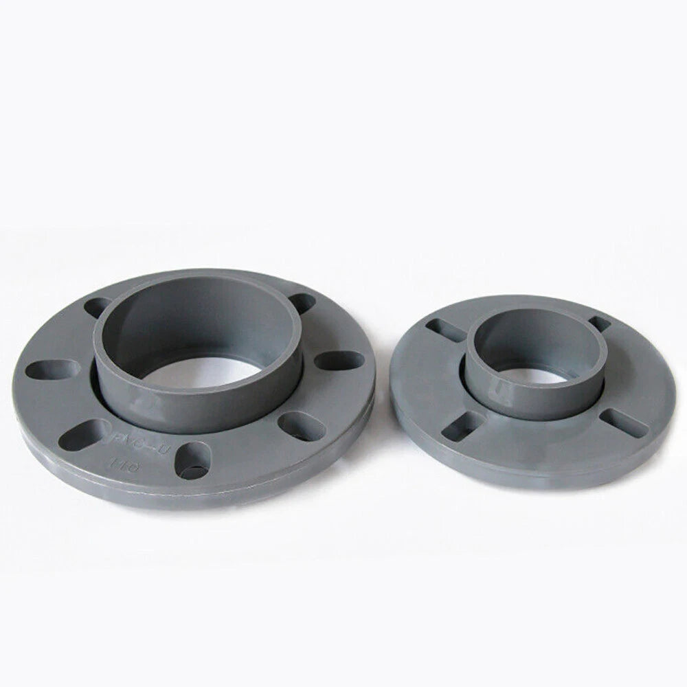 ID 20-200mm PVC Water Supply Pipe Wall Mount Floor Flange Fittings Solvent Weld