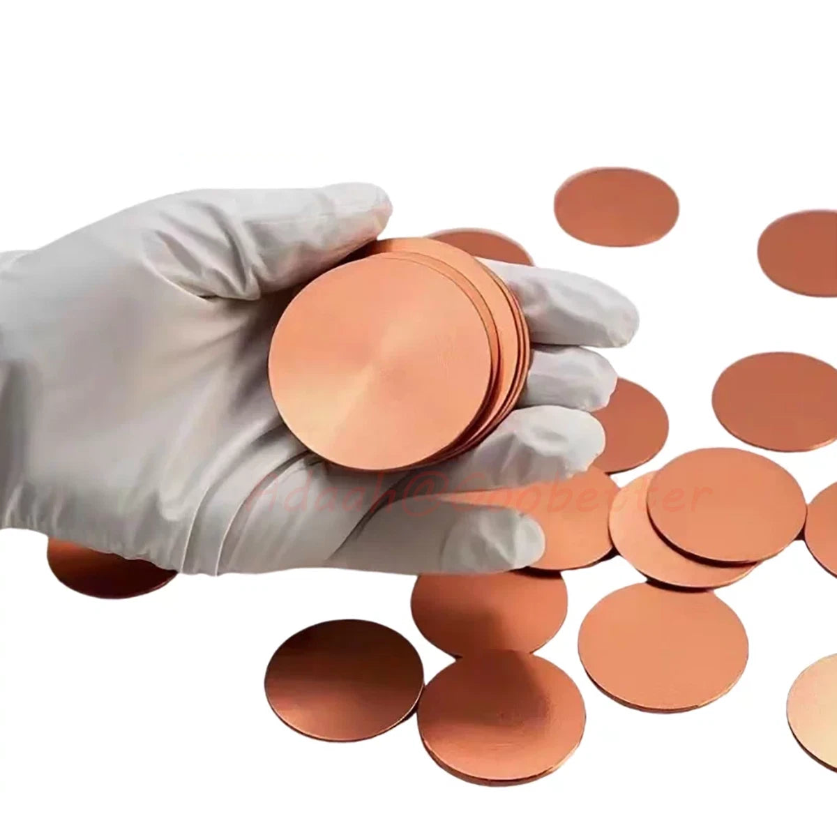 T2 Copper Discs Round Sheet Plate Dia 50mm-300mm Thick 0.3/0.4/0.5/0.6/0.8/1~3mm