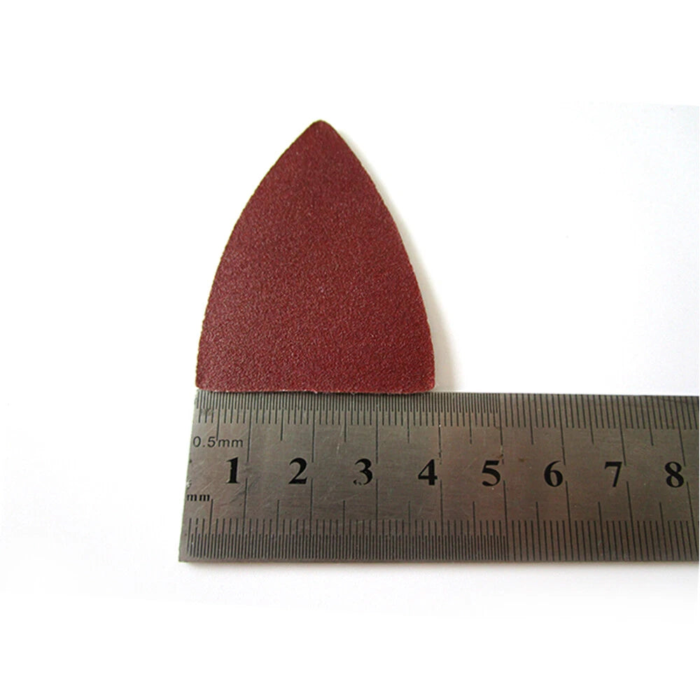 38x52mm Sanding Sheets Finger Pad Multitool Dry Sandpaper 80 120 180 240 Grit