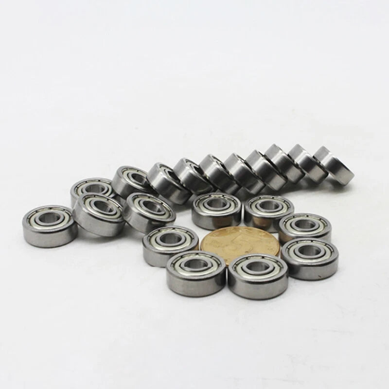 624-629 2RS/ZZ Miniature Deep Groove Ball Bearings Double Sealed GCR15 Steel