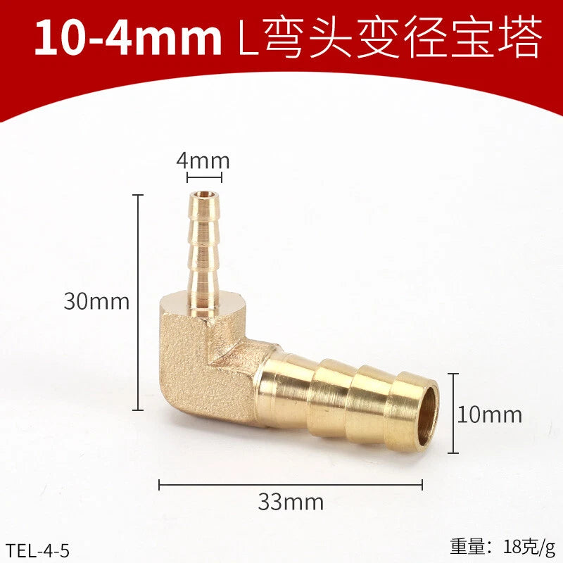 Brass Reducing Hose Fittings – Straight, L, T & Y Connectors for Gas & Air Tube