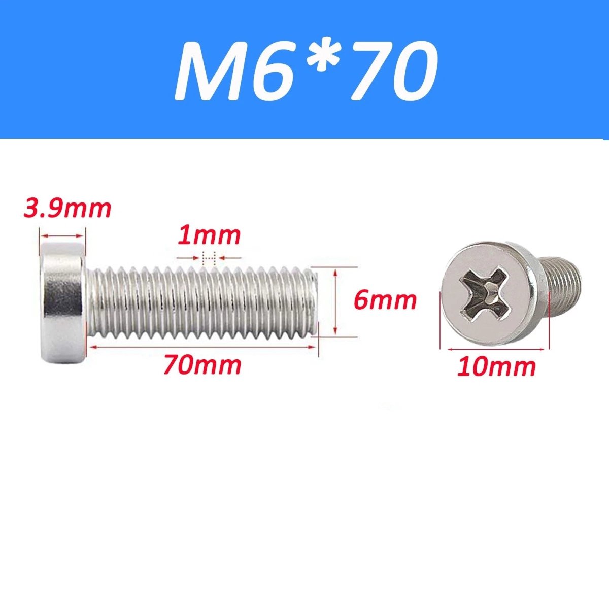 A2 Stainless Steel Torx Button Head Screws ISO 7380 - 1 | M4 M5 M6 M8 Chamfered - HomeDIYer