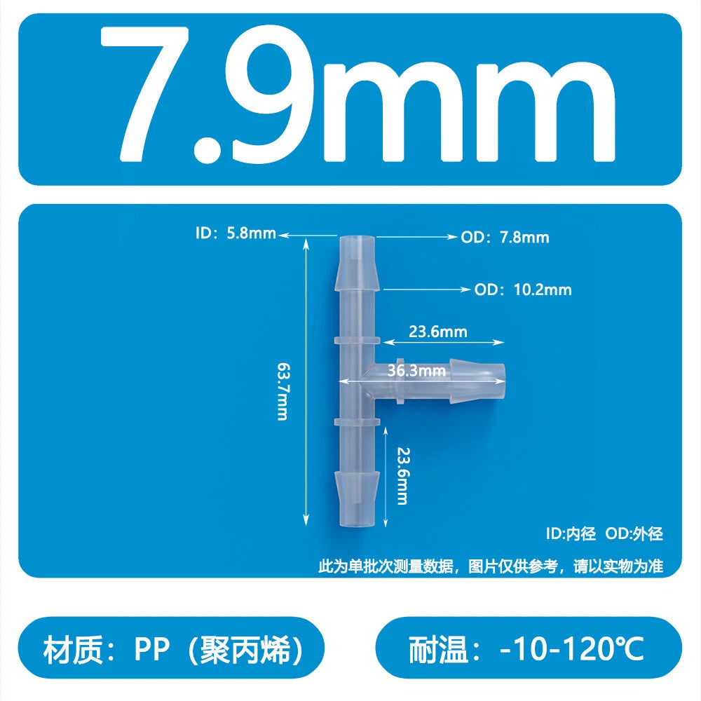 Plastic Pagoda Tubes Reducer Joint 2 3 4Way Hose Connector Tube Splitter Fitting