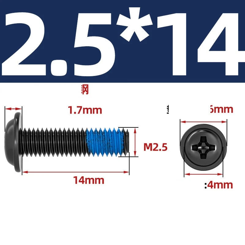 M2–M6 Flanged Button Head Screws – Carbon Steel, Phillips Drive, Nickel or Black Zinc Plated