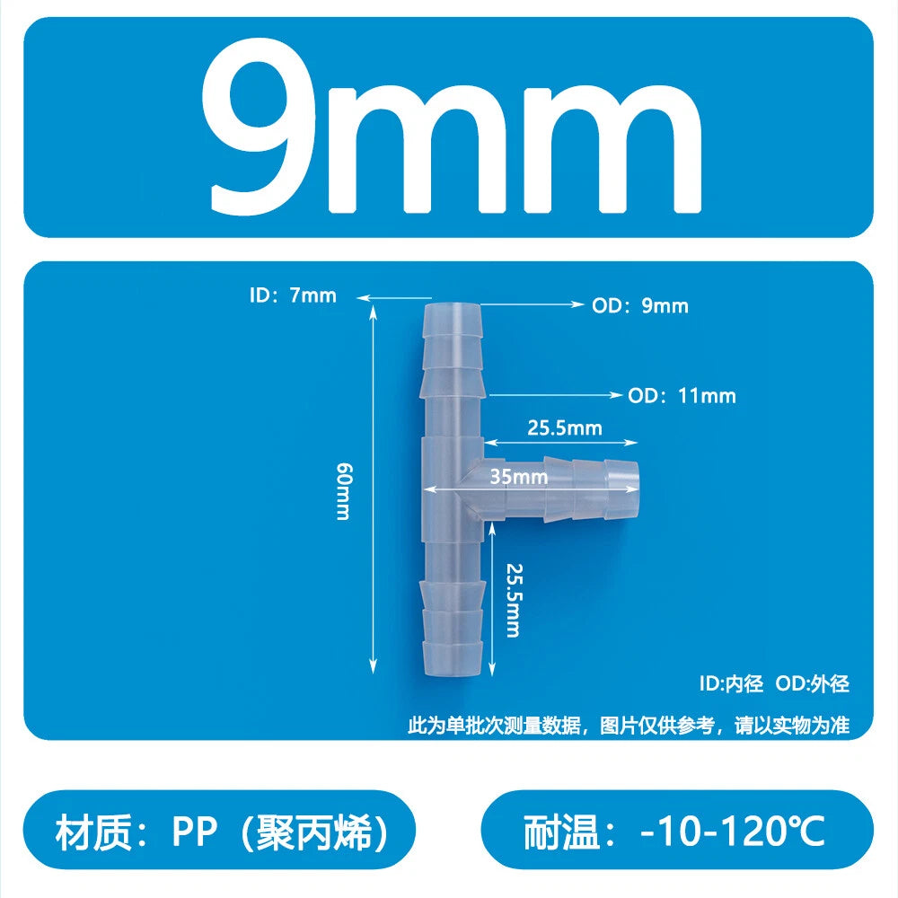 Plastic Pagoda Tubes Reducer Joint 2 3 4Way Hose Connector Tube Splitter Fitting