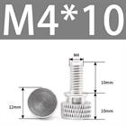 M3 M4 Anodized Aluminum Thumb Screws — Knurled Head Hand Bolts for PC Case, Fishing Rigs & DIY Projects