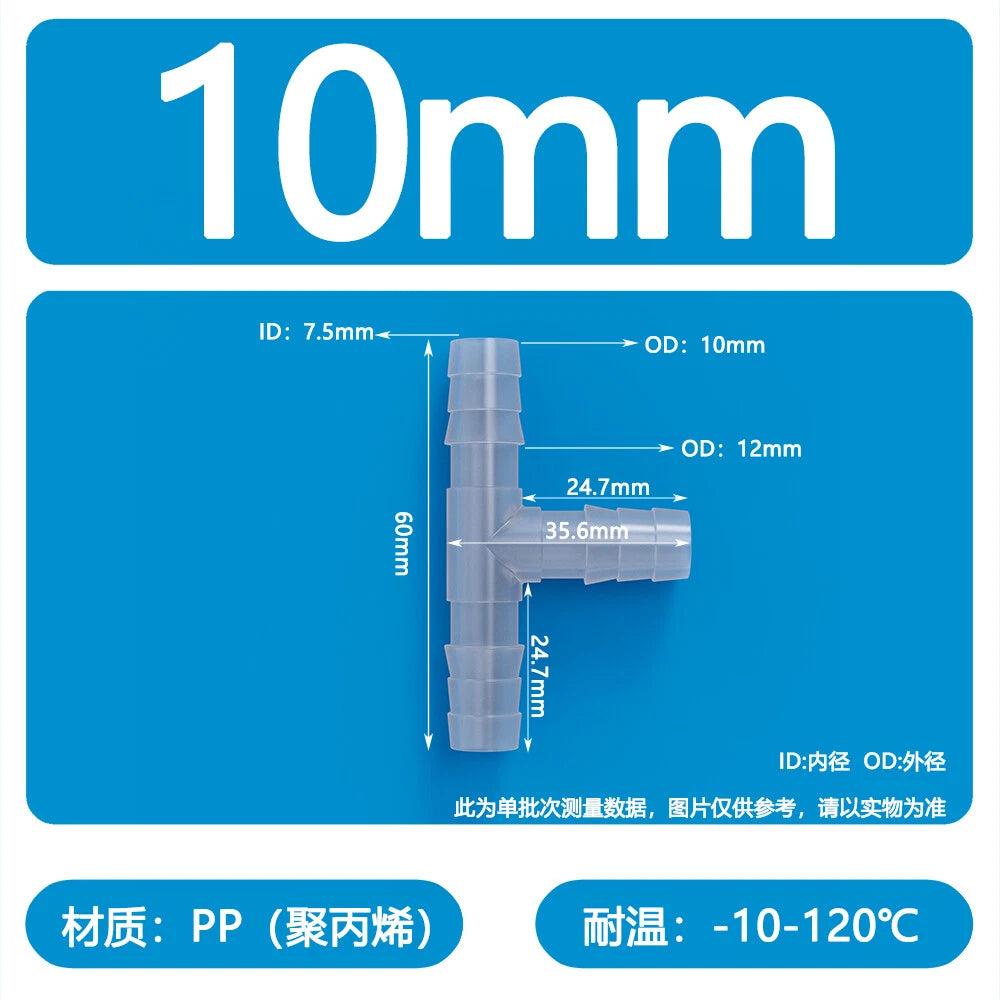 Plastic Pagoda Tubes Reducer Joint 2 3 4Way Hose Connector Tube Splitter Fitting