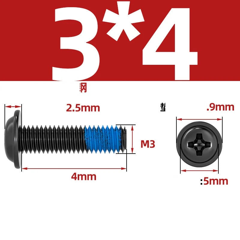 M2–M6 Flanged Button Head Screws – Carbon Steel, Phillips Drive, Nickel or Black Zinc Plated