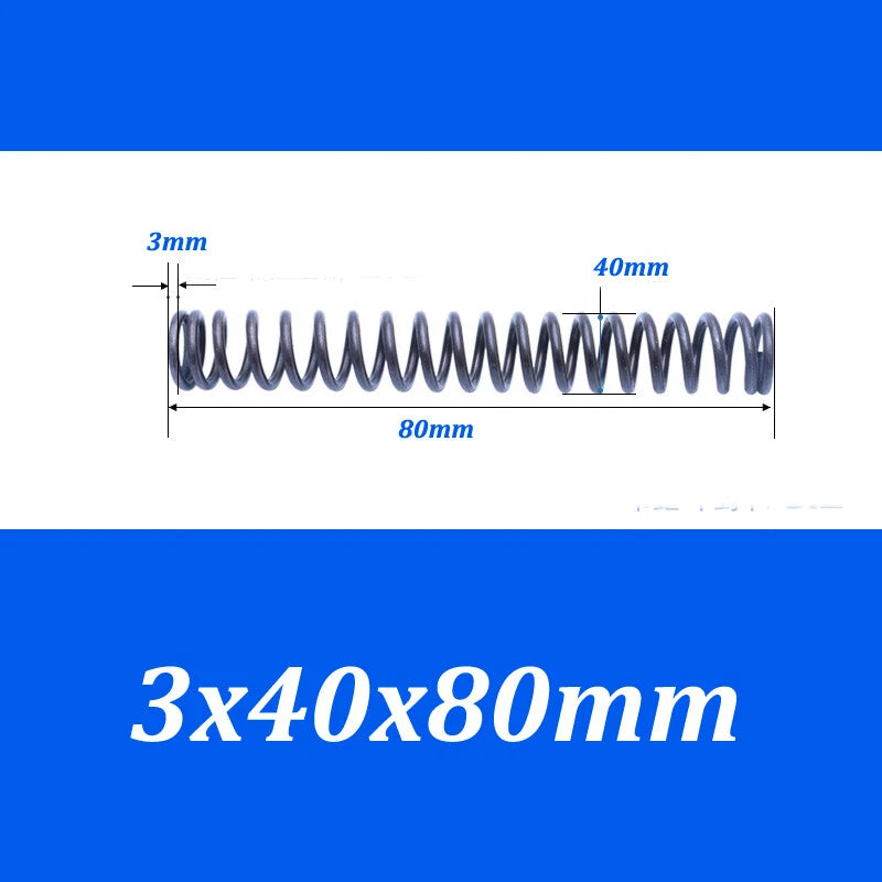 Compression Spring 30-40mm Diameter & 20-100mm Length Pressure Big 3mm Wire Dia