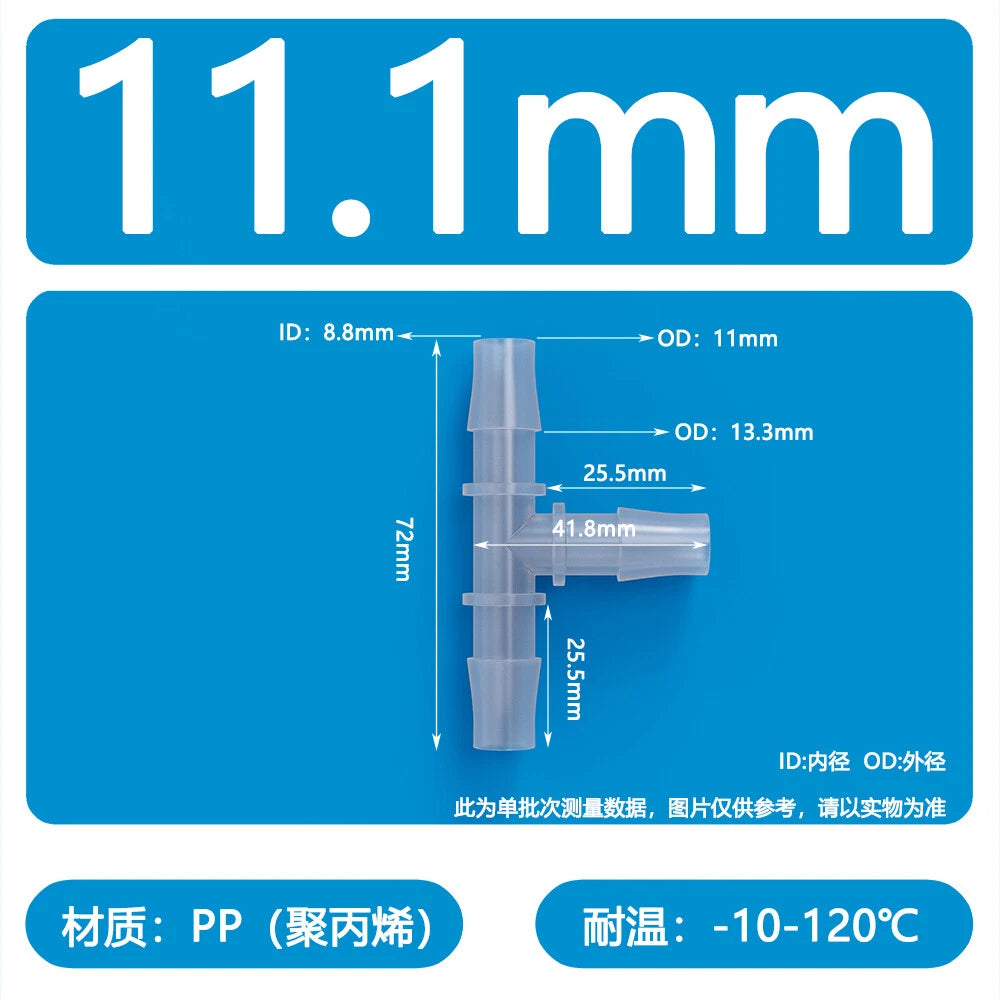 Plastic Pagoda Tubes Reducer Joint 2 3 4Way Hose Connector Tube Splitter Fitting