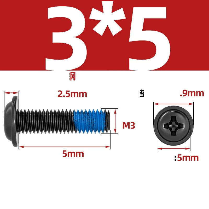 M2–M6 Flanged Button Head Screws – Carbon Steel, Phillips Drive, Nickel or Black Zinc Plated